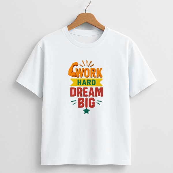 Work hard Unisex Classic Crew T-Shirt