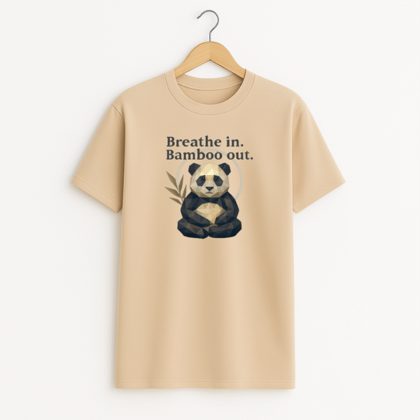 Breathe in Bamboo out Unisex Classic Crew T-Shirt