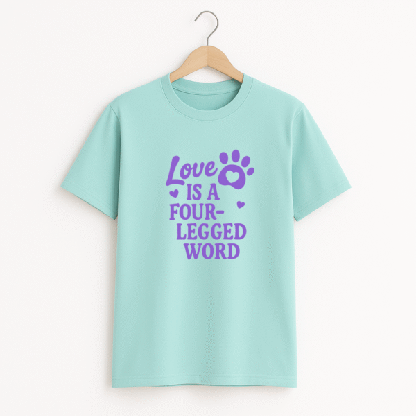 Love is a four legged word  Unisex Classic Crew T-Shirt
