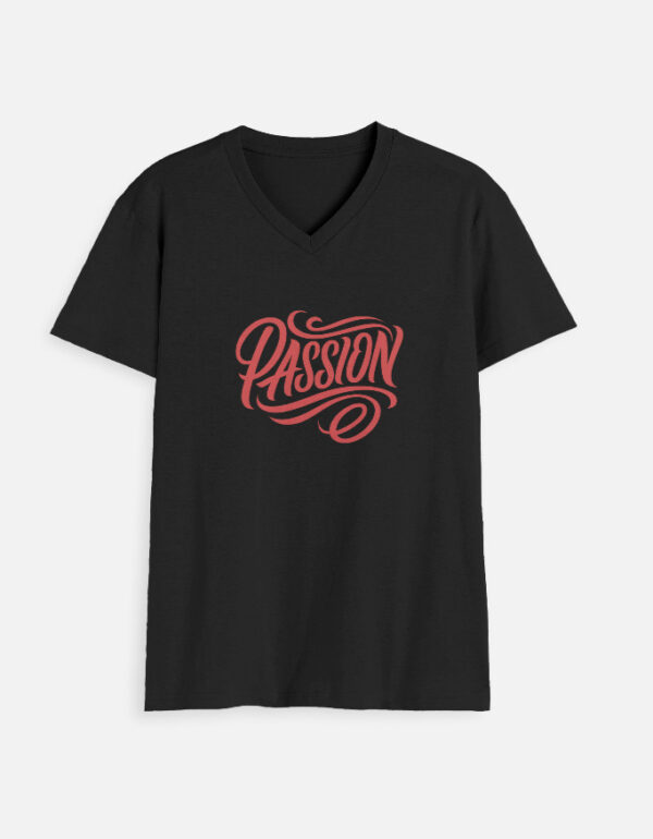 PASSION Unisex V Neck T-Shirt
