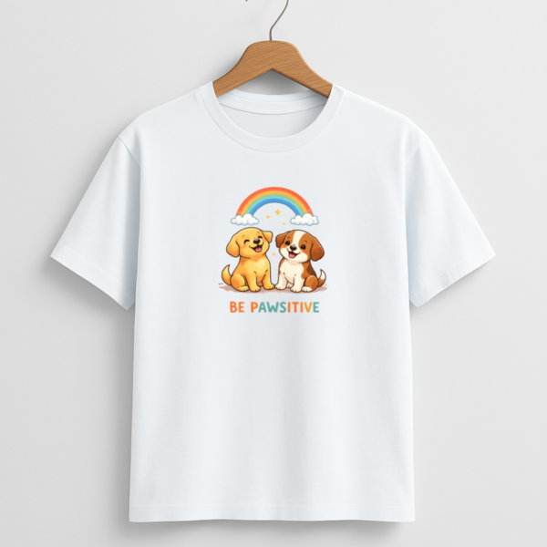 BE PAWSITIVE Unisex Stretch T-shirt