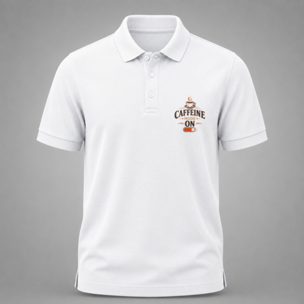 CAFFEINE MODE ON Men's Polo