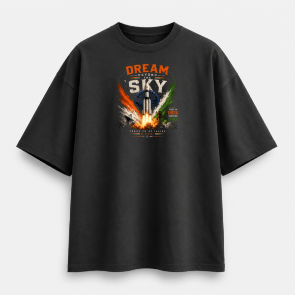 Dream Beyond The Sky Unisex Oversized Standard T-Shirt