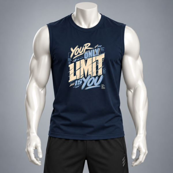 YOUR ONLY LIMIT IS YOU 1 Men's Sleeveless T-Shirt